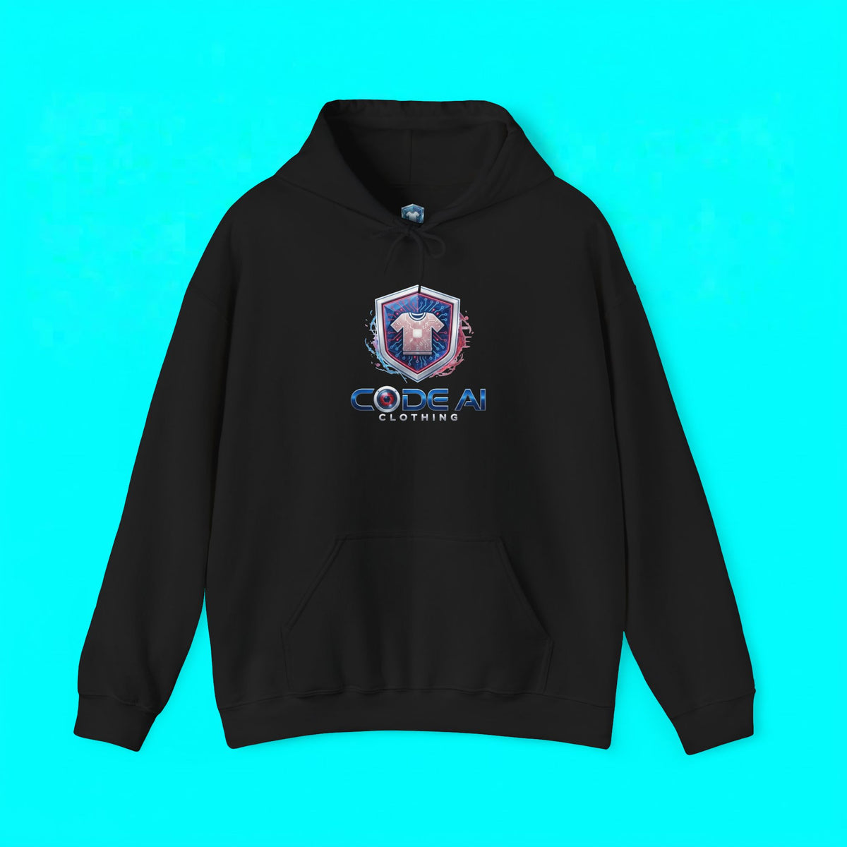Heavy red white and blue Hooded Sweatshirt