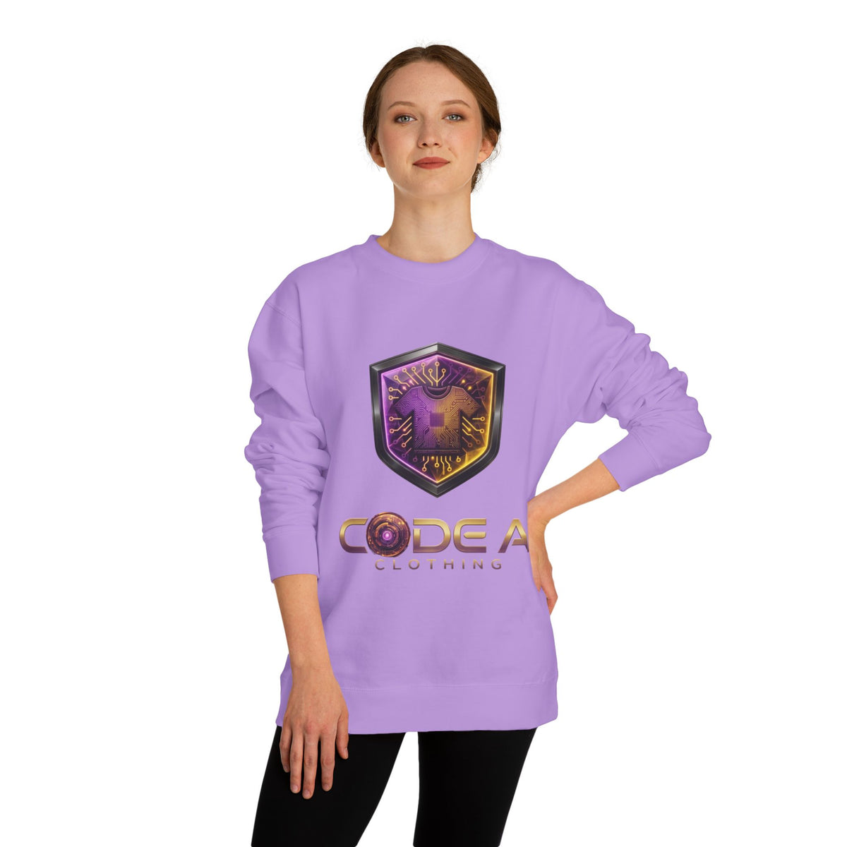 Puritans yellow CodeAi clothing crew Neck Sweatshirt