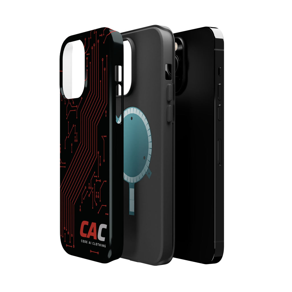 Code AI Circuit Phone Case