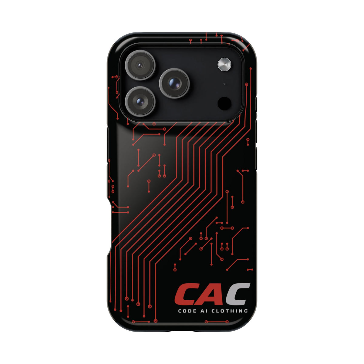 Code AI Circuit Phone Case