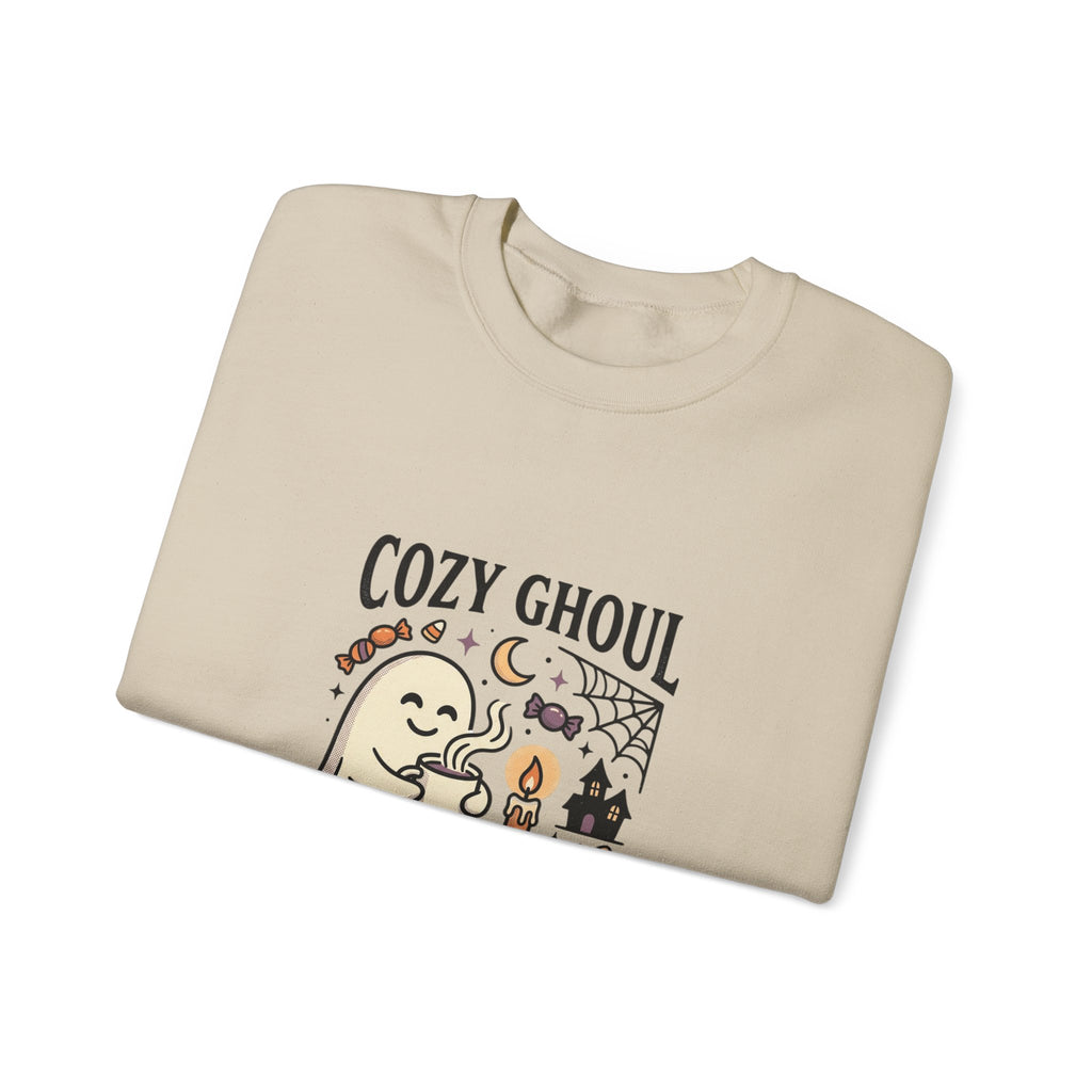 Cozy Ghoul October Nights Sweatshirt | Halloween Halloween Crewneck