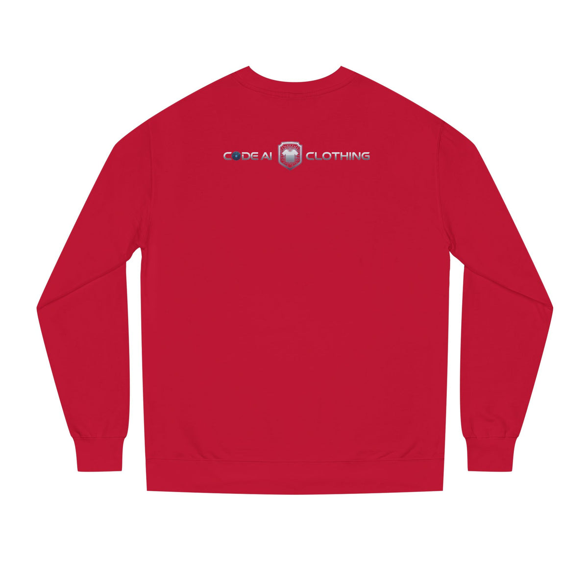 Red and Grey Code Crewneck