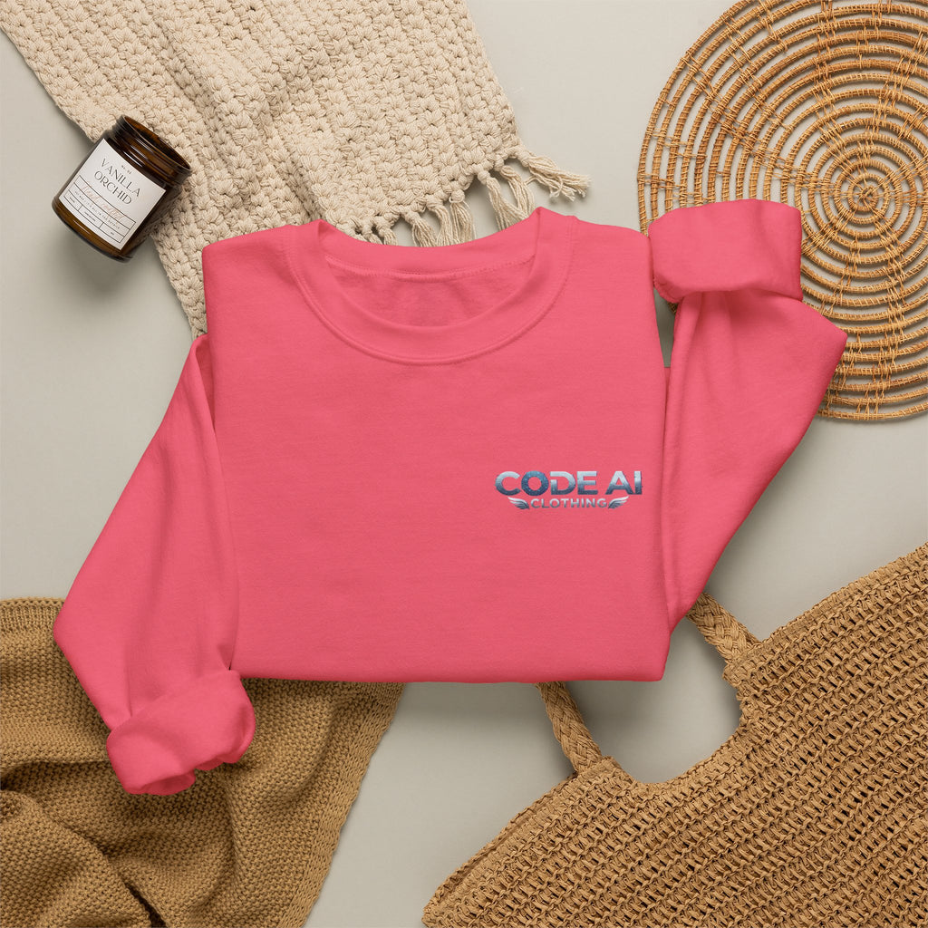 Pink shield Heavy Blend™ Crewneck Sweatshirt