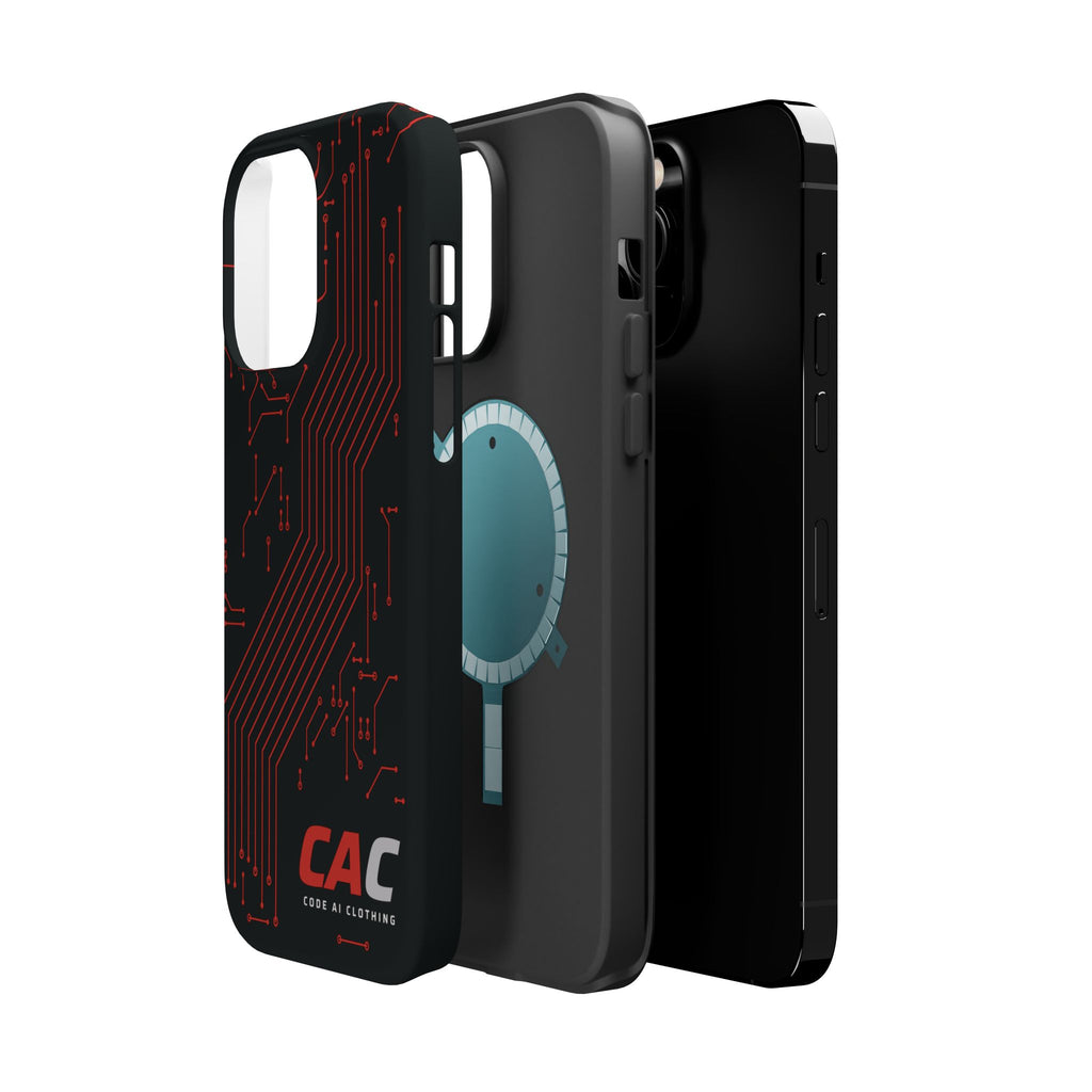 Code AI Circuit Phone Case