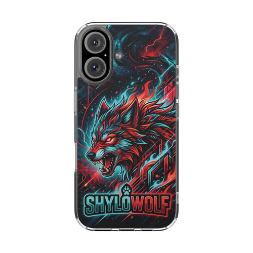 'ShyloWolf' Clear Magnetic Impact-Resistant Cover