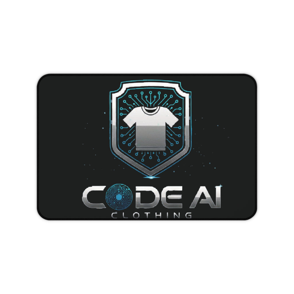 Code AI Clothing Desk Mat — Tech Logo Gaming Mousepad
