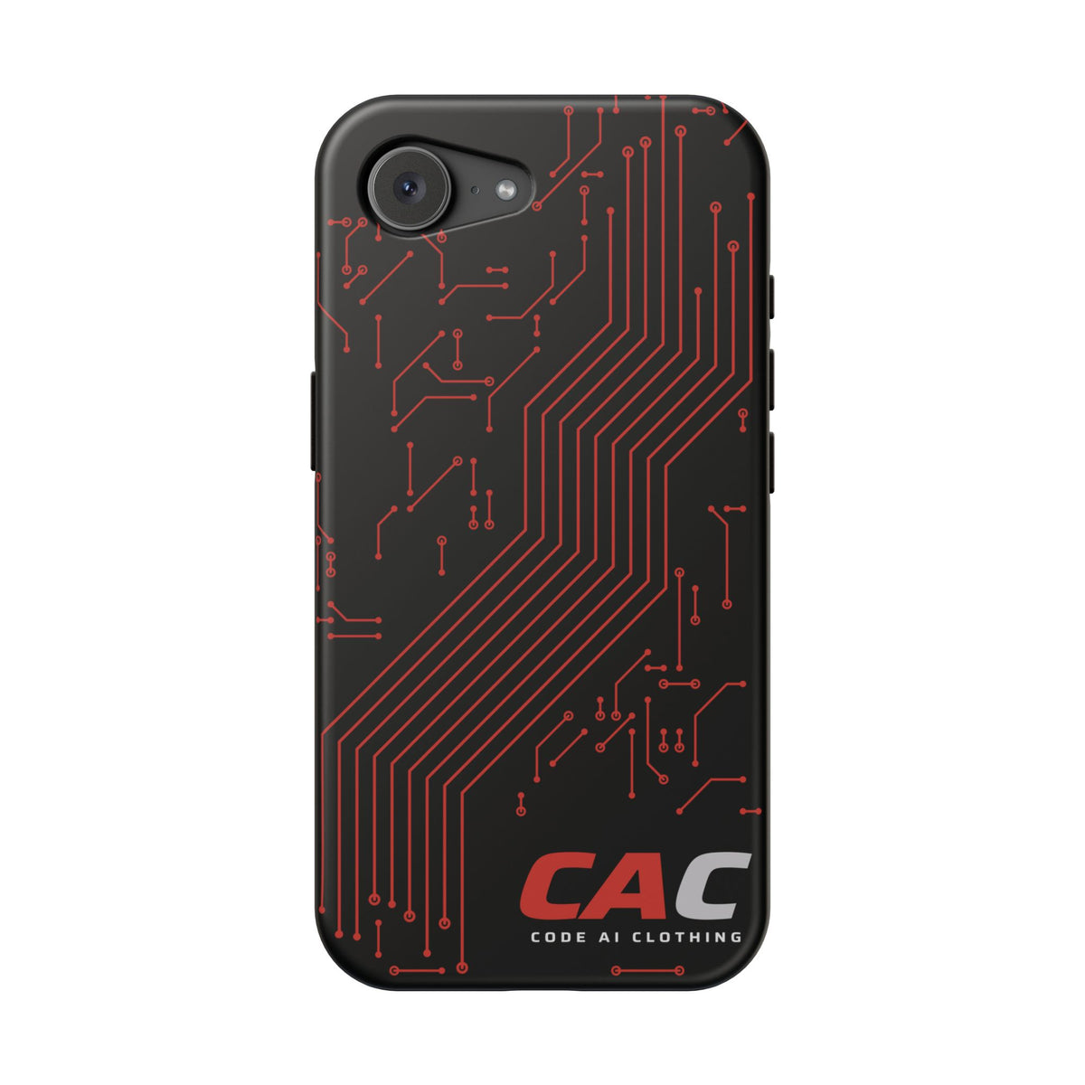 Code AI Circuit Phone Case