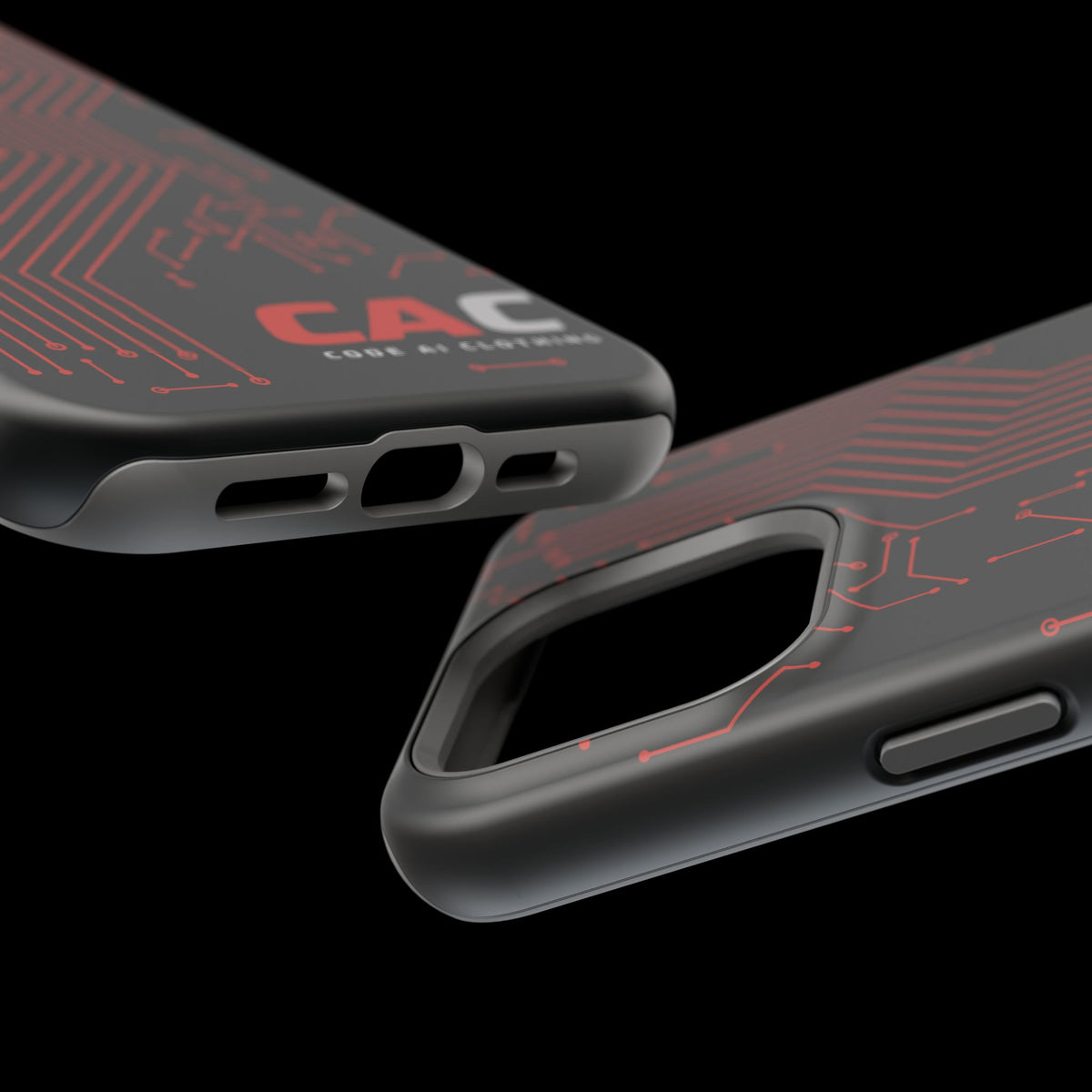 Code AI Circuit Phone Case