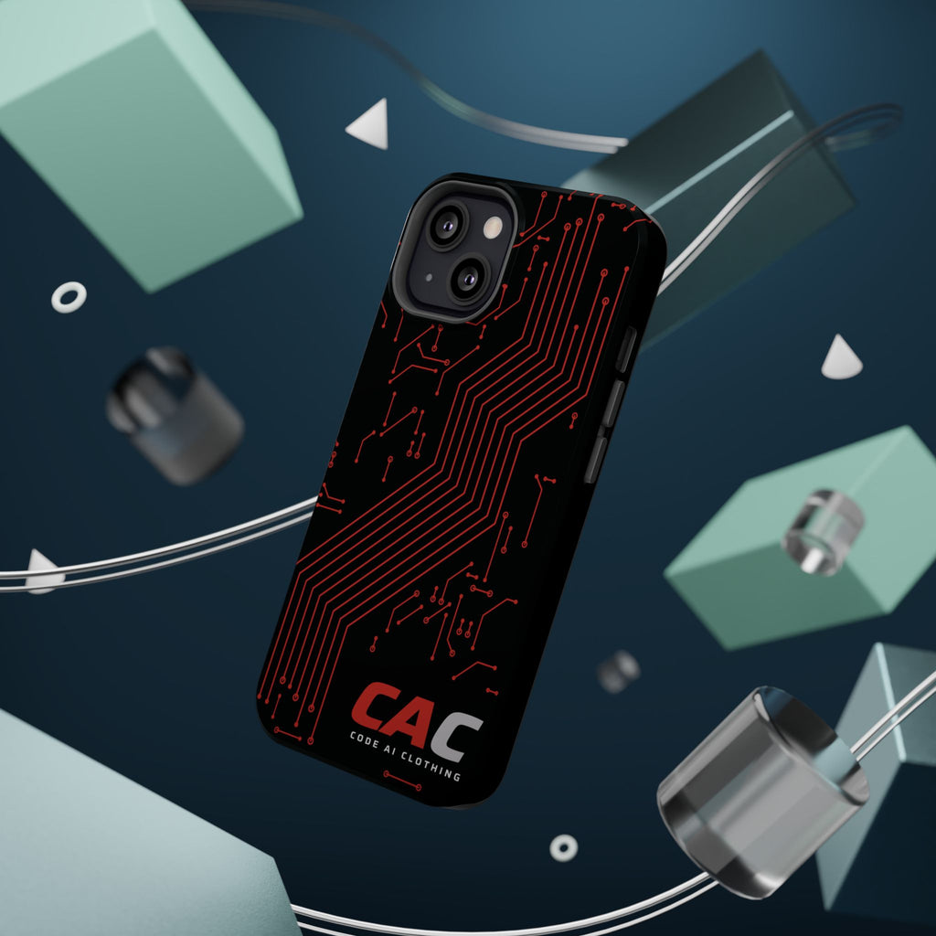 Code AI Circuit Phone Case
