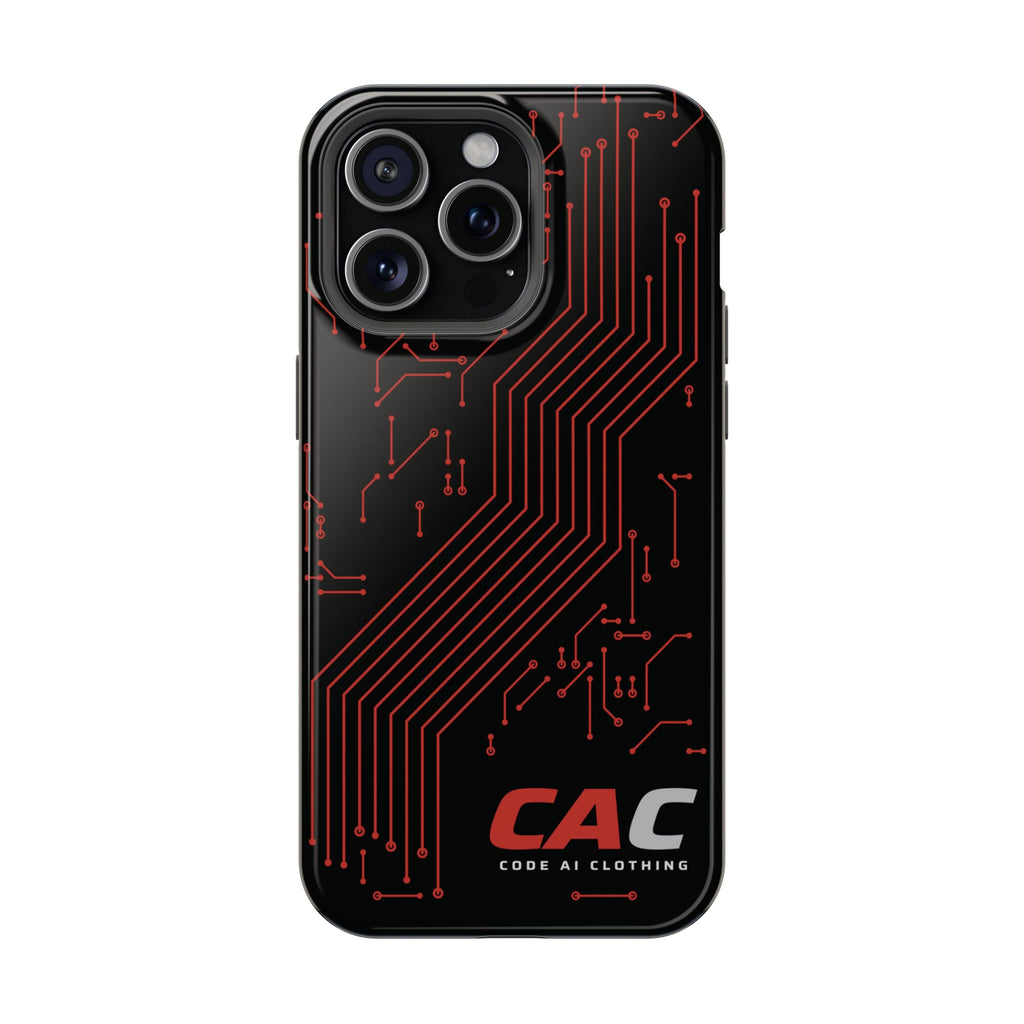 Code AI Circuit Phone Case