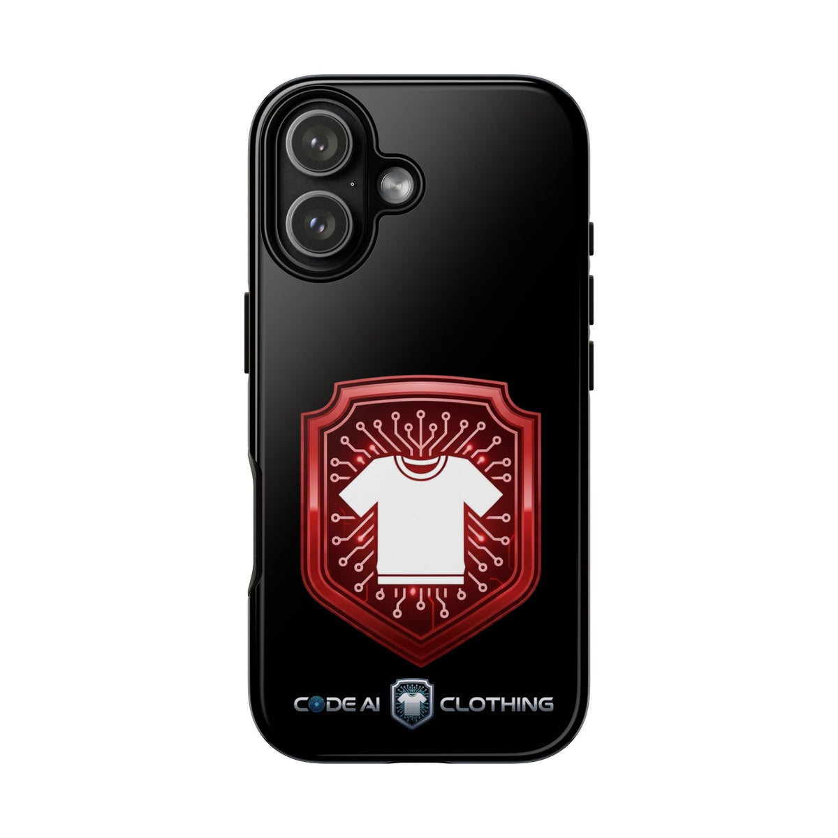 Red and White Code Case