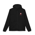 Red and White Windbreaker Jacket