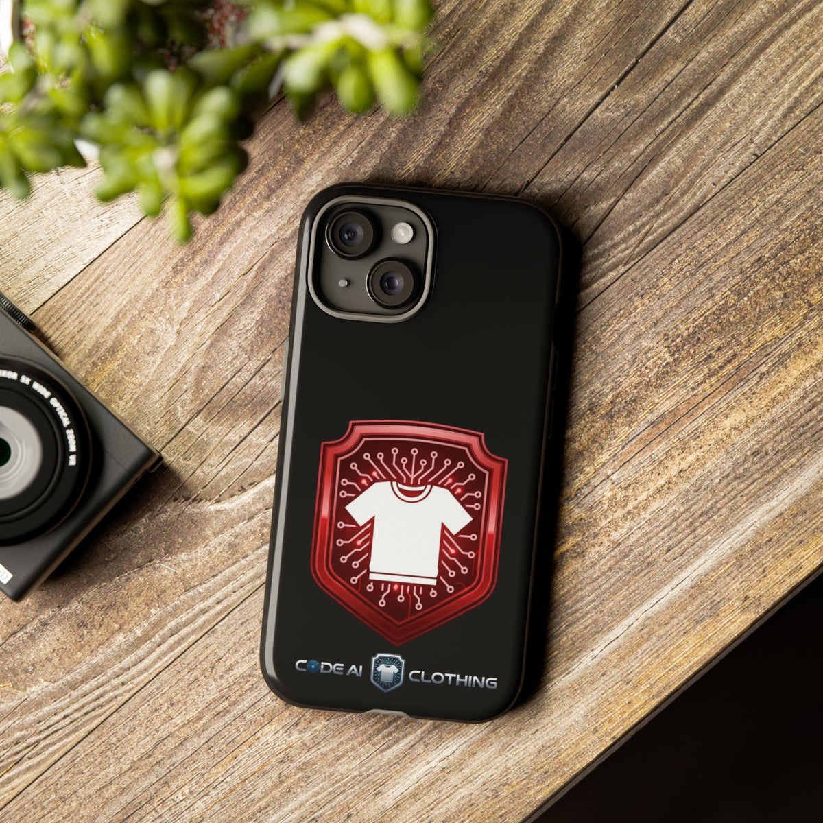 Red and White Code Case