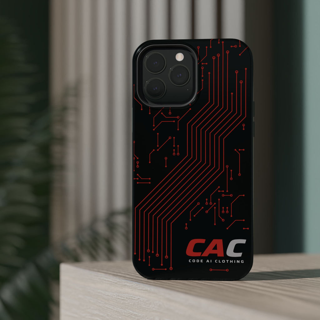 Code AI Circuit Phone Case