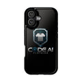 Code AI Clothing Impact-Resistant Phone Case — Tech Shield Logo