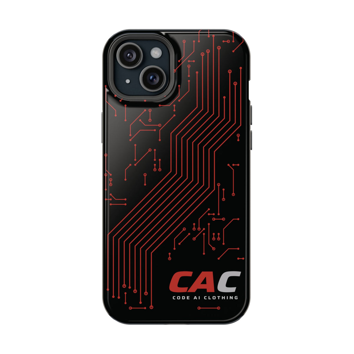 Code AI Circuit Phone Case