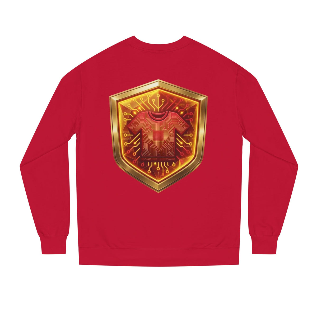 Red and Yellow Code Crewneck