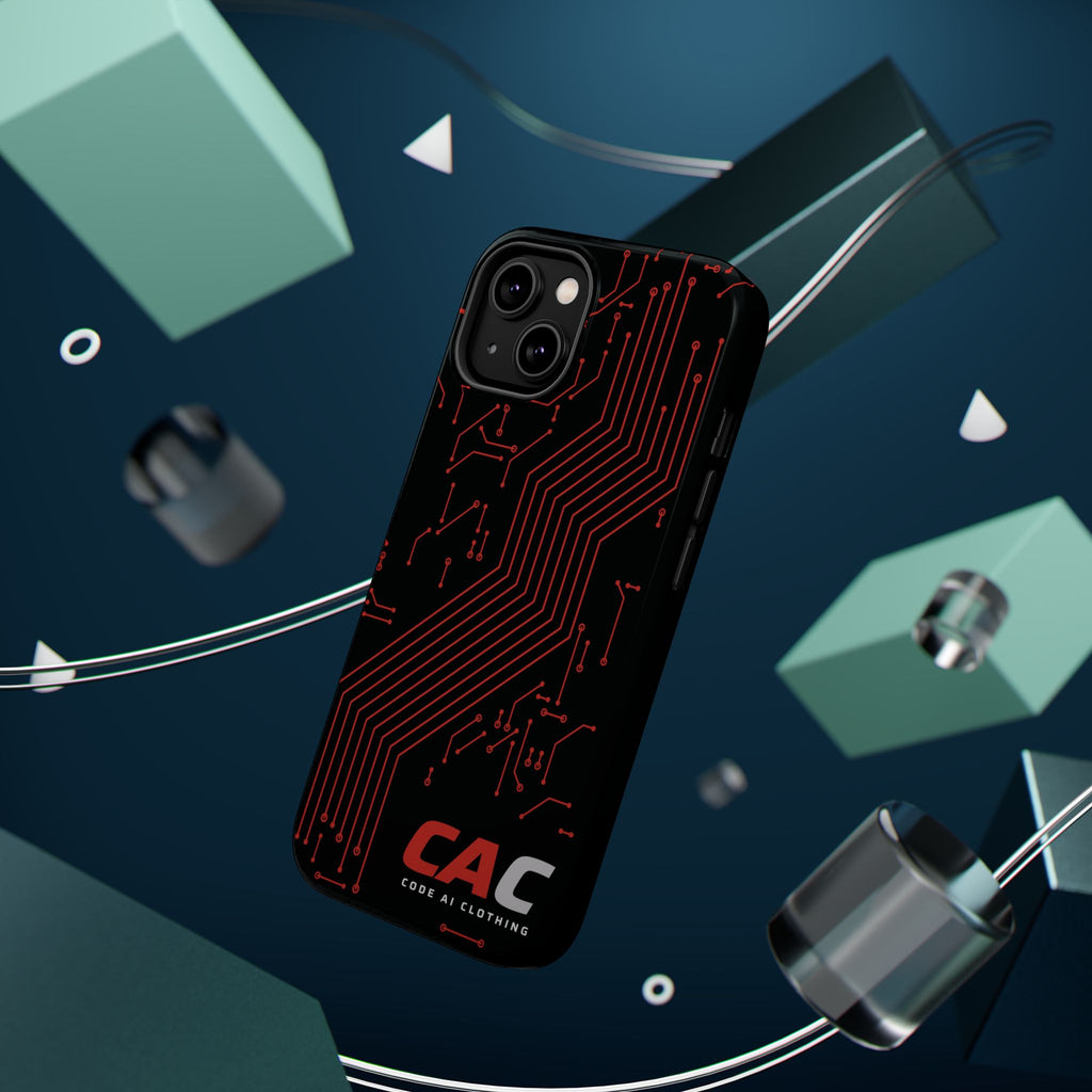 Code AI Circuit Phone Case