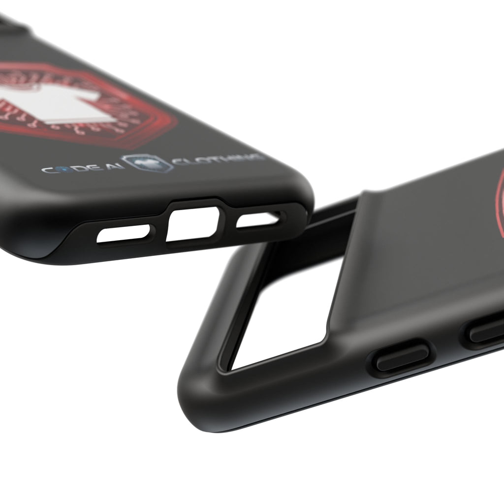 Red and White Code Case