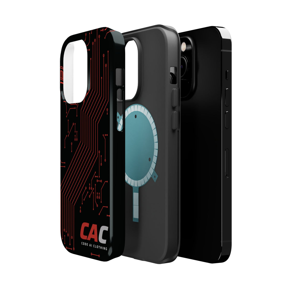 Code AI Circuit Phone Case