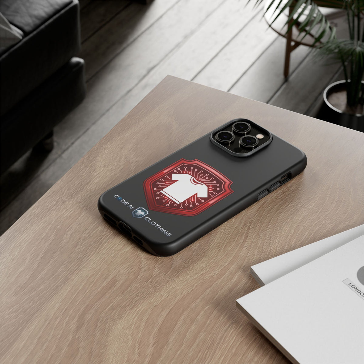 Red and White Code Case