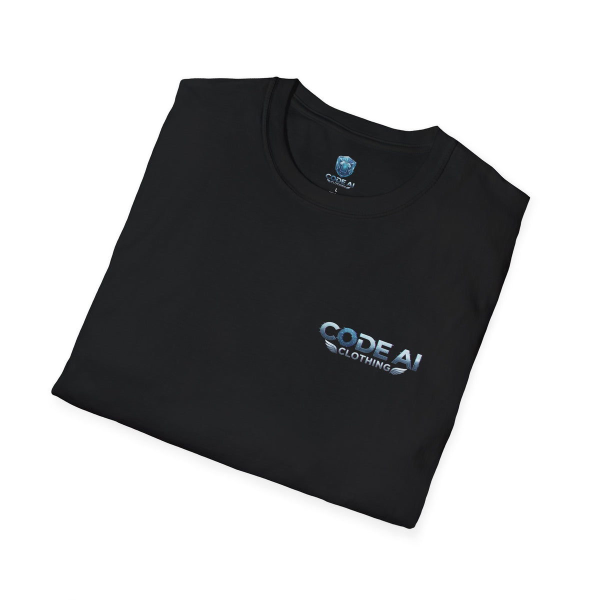 Code ai clothing  orange and blackSoftstyle T-Shirt