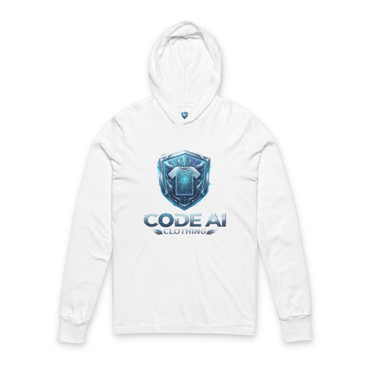 CodeAiclothing Hooded Long Sleeve Tee