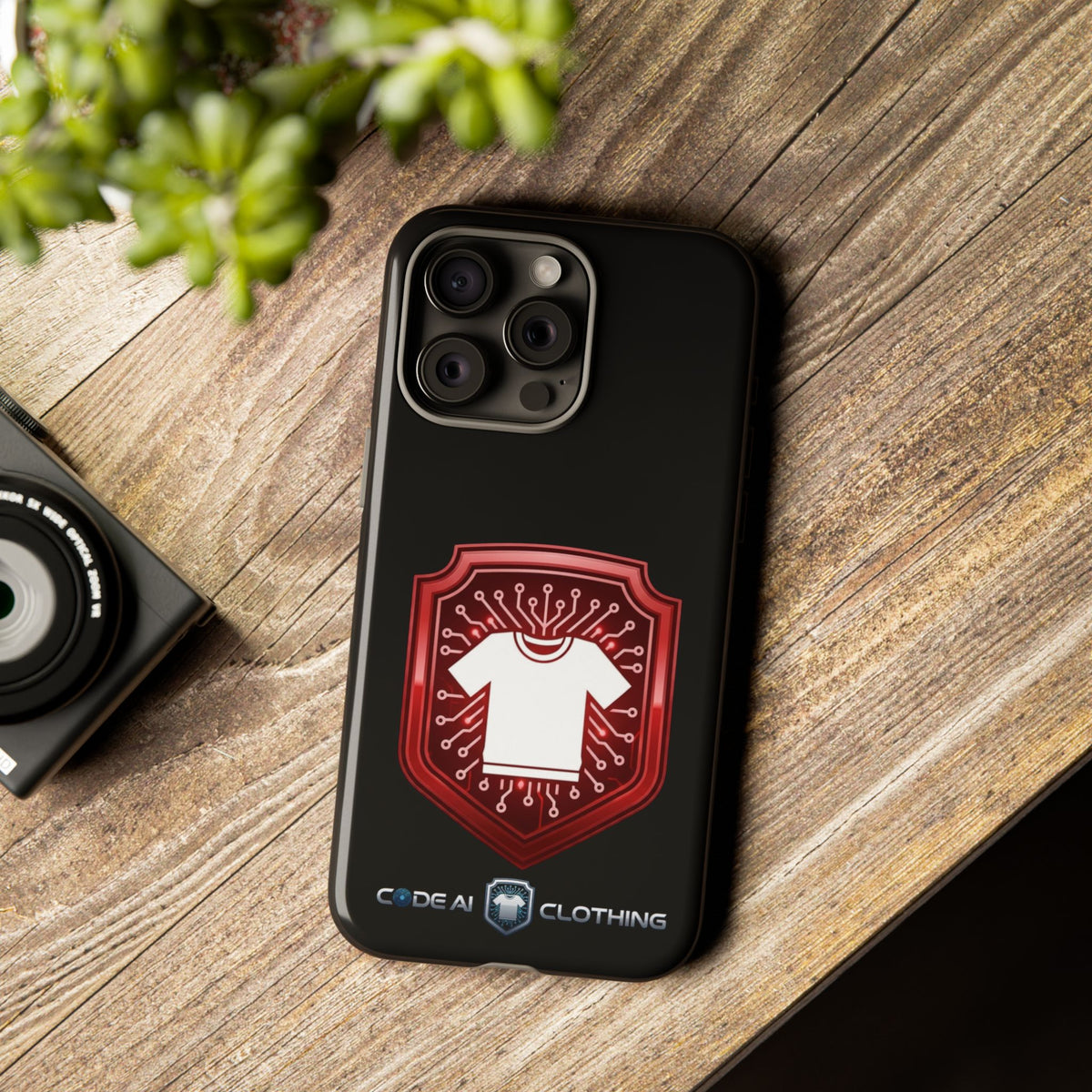 Red and White Code Case