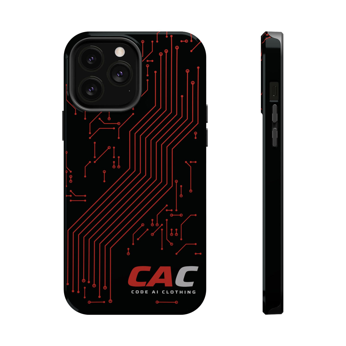 Code AI Circuit Phone Case