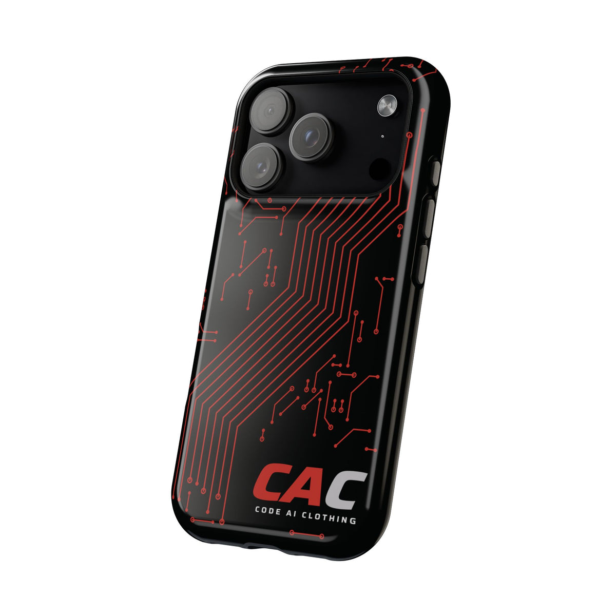 Code AI Circuit Phone Case