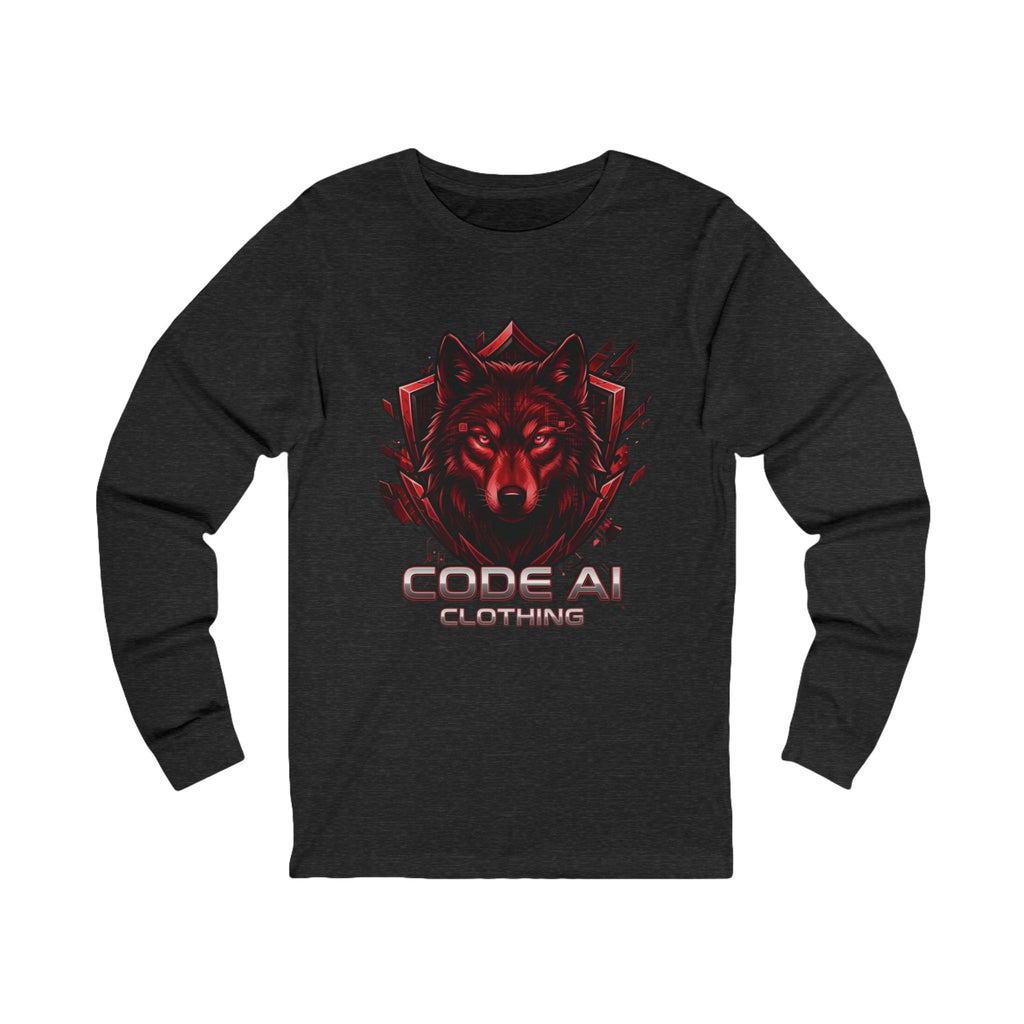 Wolf CodeAiclothing Long Sleeve Tee