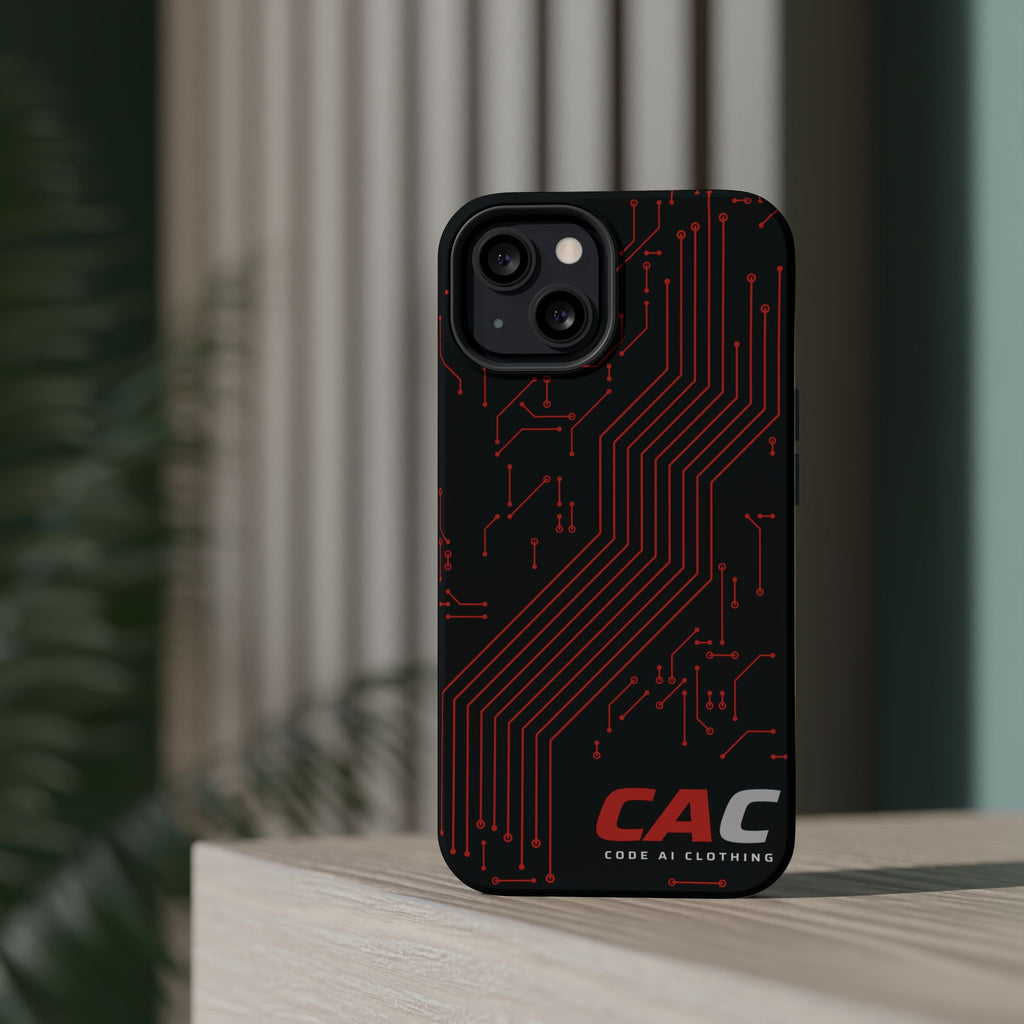 Code AI Circuit Phone Case