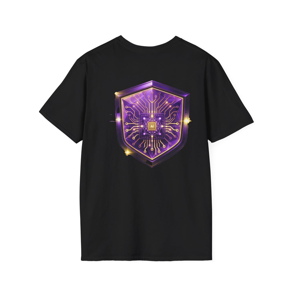 Purple and yellow Softstyle T-Shirt