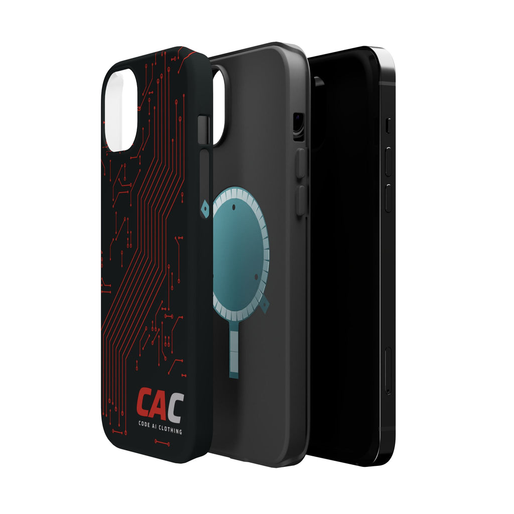 Code AI Circuit Phone Case