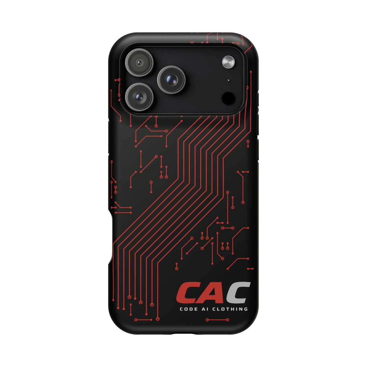 Code AI Circuit Phone Case