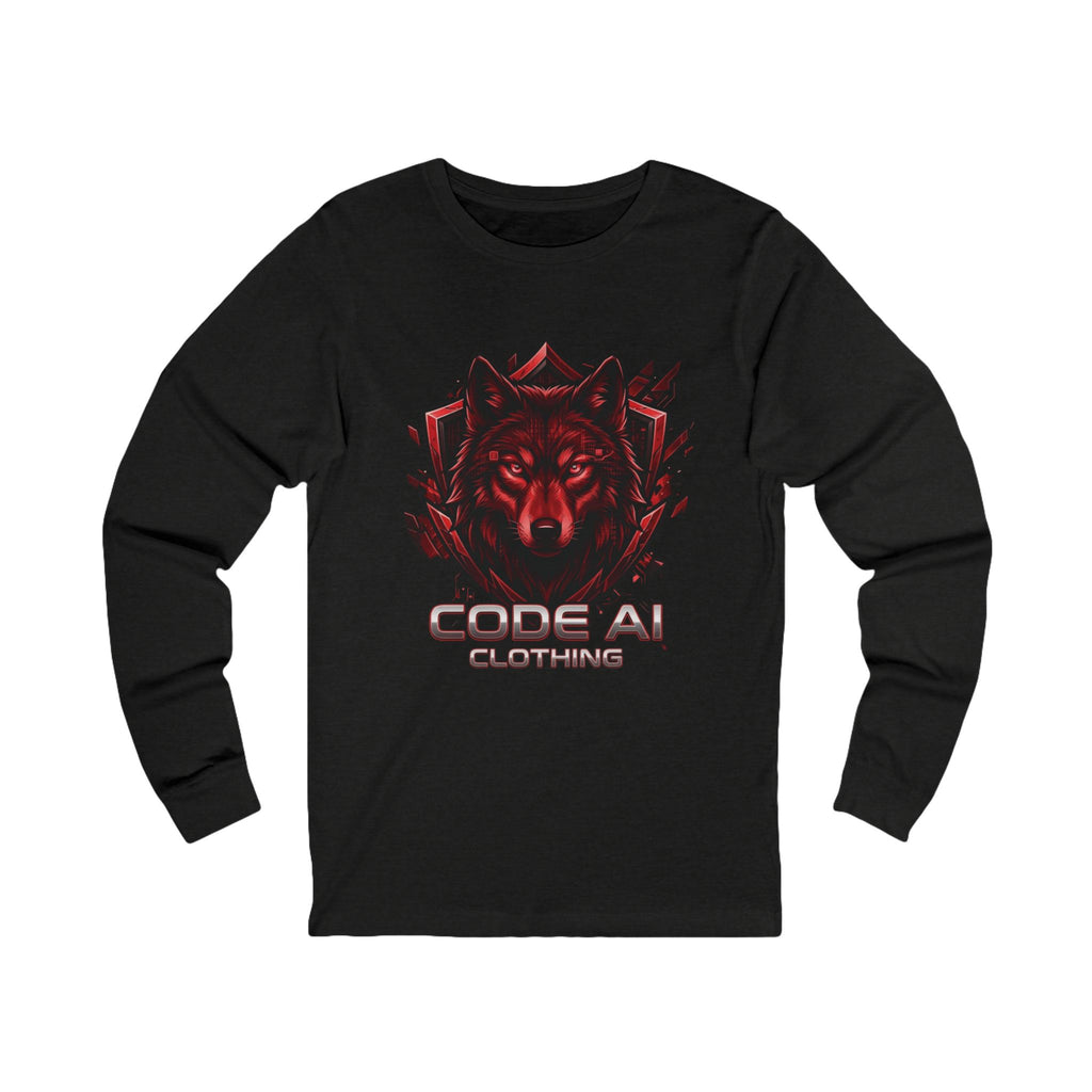 Wolf CodeAiclothing Long Sleeve Tee