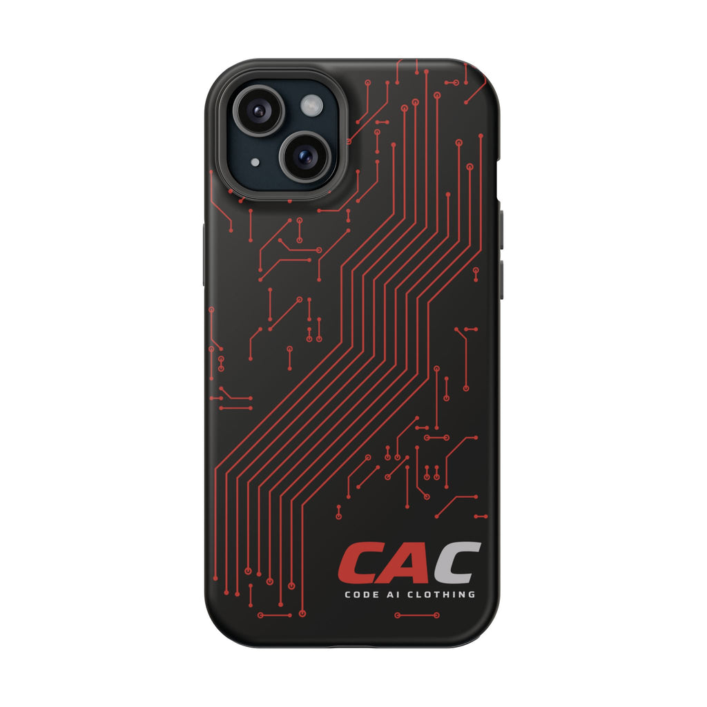 Code AI Circuit Phone Case
