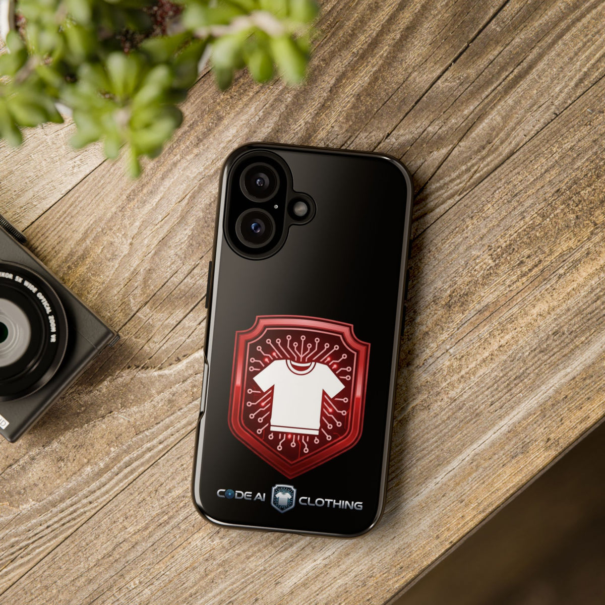 Red and White Code Case