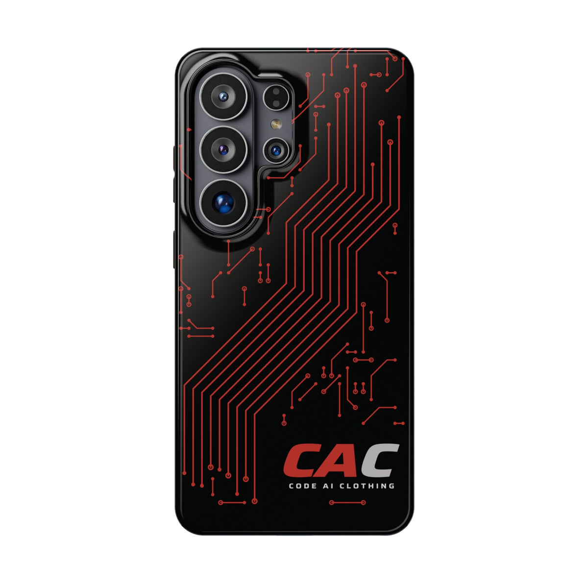Code AI Circuit Phone Case