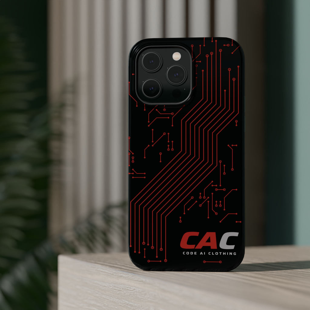 Code AI Circuit Phone Case