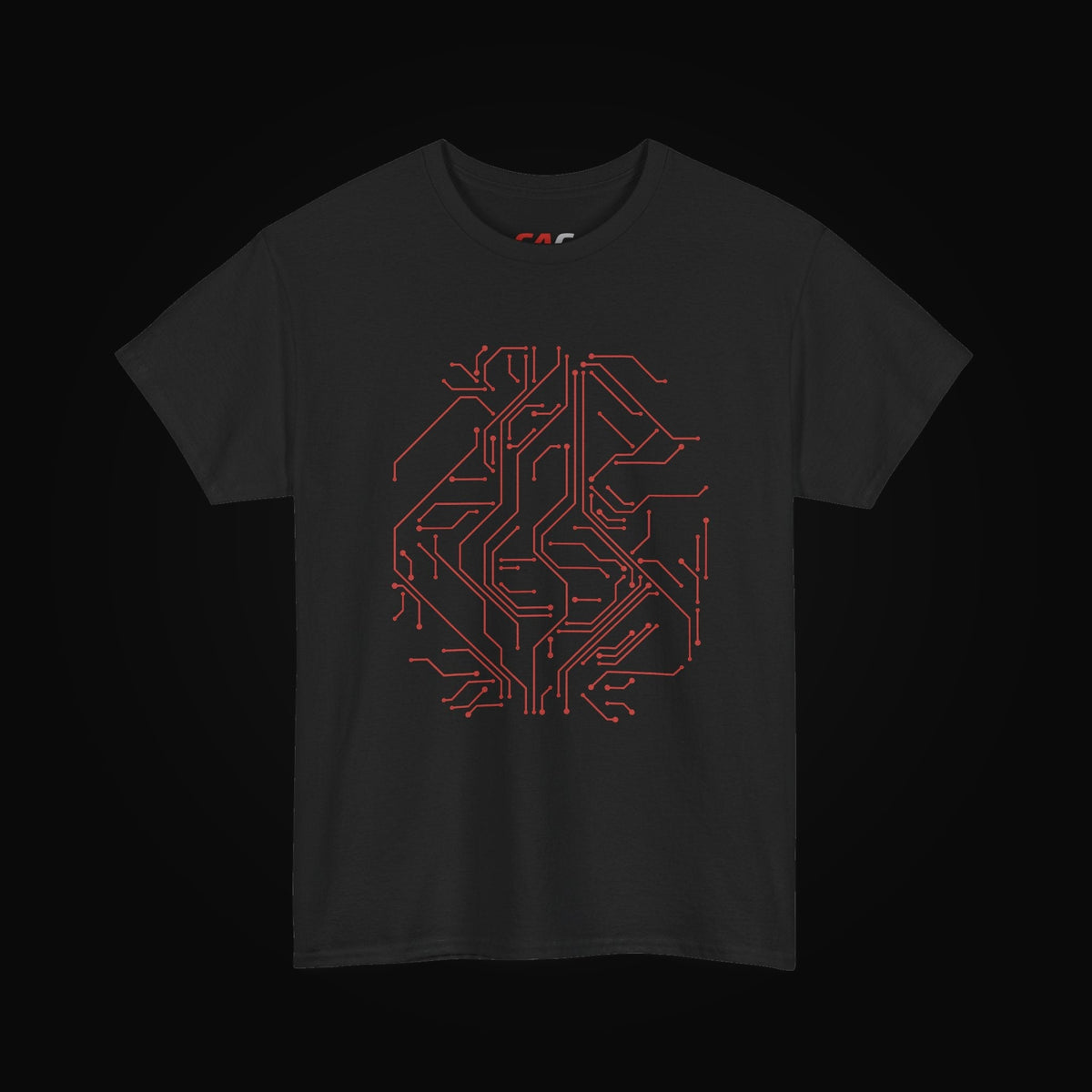 algorithm tee black background