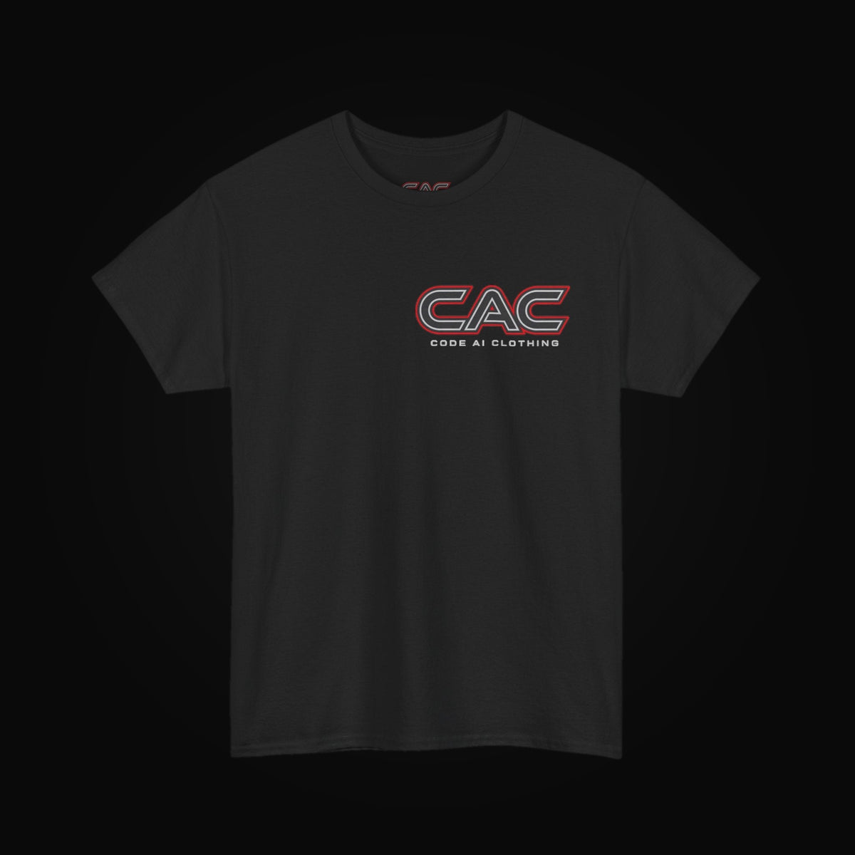 CAC Signature Tee on black background