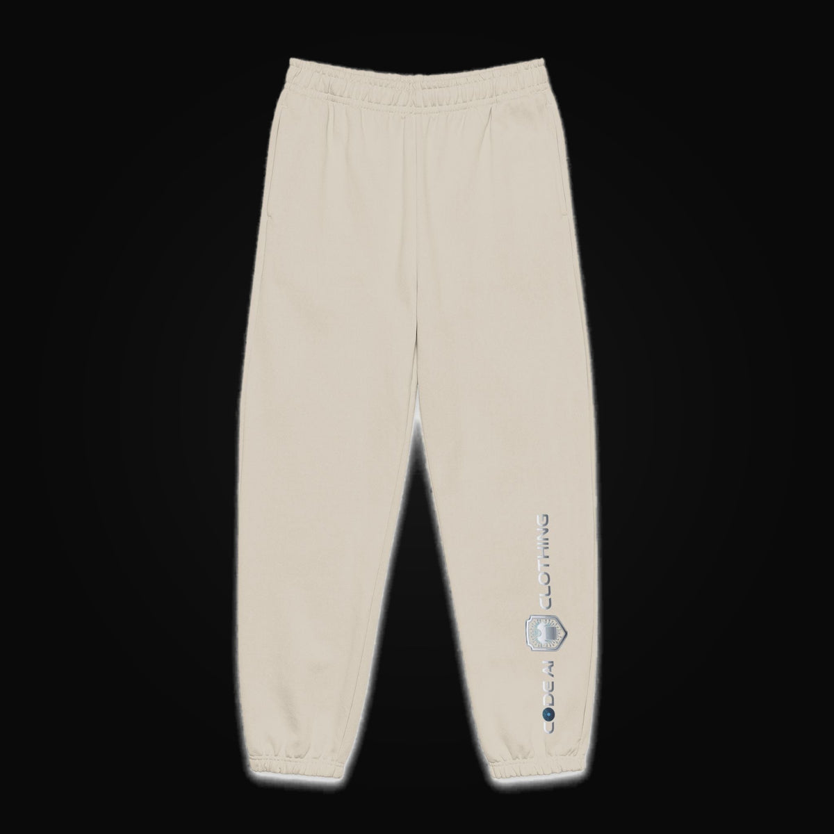 Code AI Phase Joggers on black background