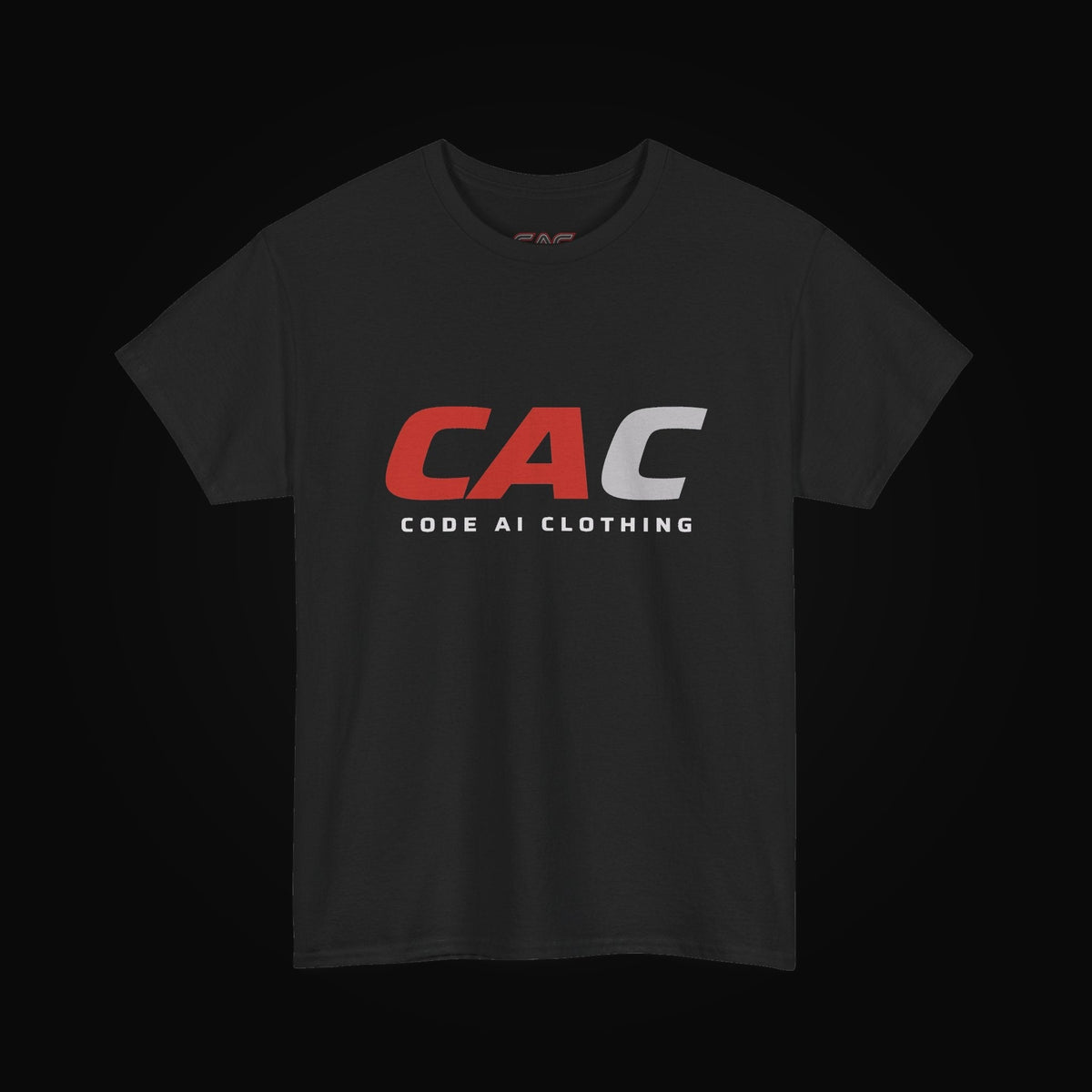 code ai tee black background
