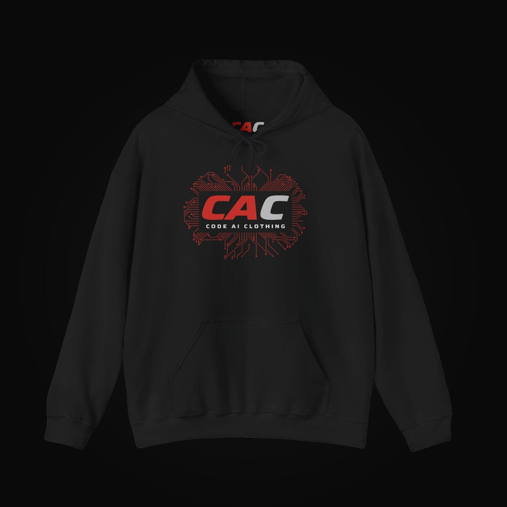 encrypted hoodie front black background
