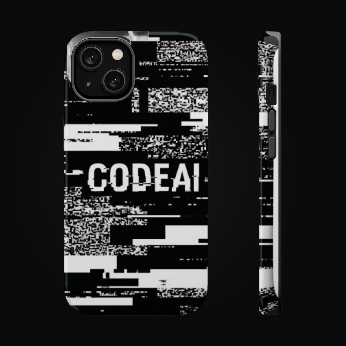 Monochrome Matrix Case on black background